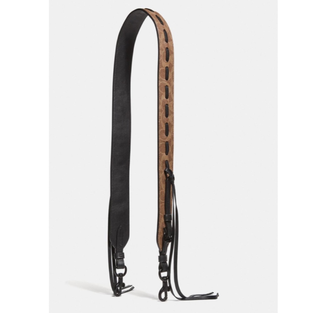 COACH Strap In Signature Canvas With Whipstitch